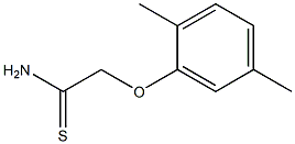 2-(2,5-dimethylphenoxy)ethanethioamide Structure