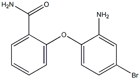 2-(2-amino-4-bromophenoxy)benzamide Structure