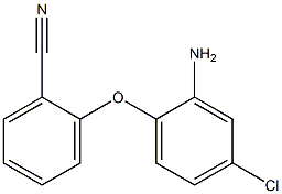 2-(2-amino-4-chlorophenoxy)benzonitrile 구조식 이미지