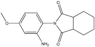 2-(2-amino-4-methoxyphenyl)hexahydro-1H-isoindole-1,3(2H)-dione 구조식 이미지