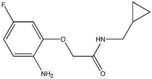 2-(2-amino-5-fluorophenoxy)-N-(cyclopropylmethyl)acetamide Structure