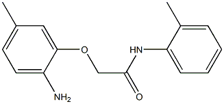 2-(2-amino-5-methylphenoxy)-N-(2-methylphenyl)acetamide Structure