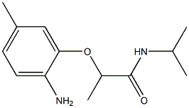 2-(2-amino-5-methylphenoxy)-N-(propan-2-yl)propanamide 구조식 이미지