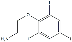 2-(2-aminoethoxy)-1,3,5-triiodobenzene 구조식 이미지