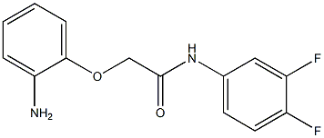 2-(2-aminophenoxy)-N-(3,4-difluorophenyl)acetamide 구조식 이미지