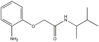 2-(2-aminophenoxy)-N-(3-methylbutan-2-yl)acetamide Structure