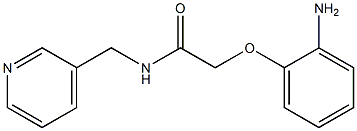 2-(2-aminophenoxy)-N-(pyridin-3-ylmethyl)acetamide 구조식 이미지