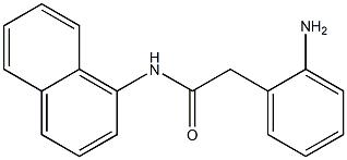 2-(2-aminophenyl)-N-(naphthalen-1-yl)acetamide 구조식 이미지