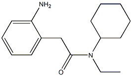 2-(2-aminophenyl)-N-cyclohexyl-N-ethylacetamide Structure