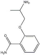 2-(2-aminopropoxy)benzamide Structure