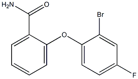 2-(2-bromo-4-fluorophenoxy)benzamide Structure