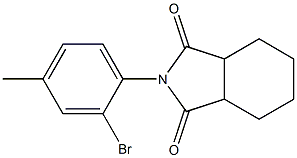 2-(2-bromo-4-methylphenyl)hexahydro-1H-isoindole-1,3(2H)-dione 구조식 이미지