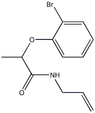 2-(2-bromophenoxy)-N-(prop-2-en-1-yl)propanamide 구조식 이미지