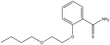 2-(2-butoxyethoxy)benzene-1-carbothioamide Structure