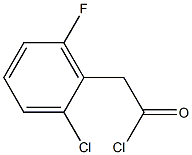 2-(2-chloro-6-fluorophenyl)acetyl chloride Structure