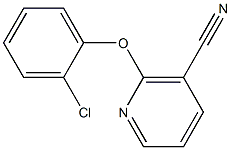 2-(2-chlorophenoxy)nicotinonitrile Structure
