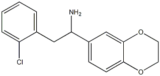 2-(2-chlorophenyl)-1-(2,3-dihydro-1,4-benzodioxin-6-yl)ethan-1-amine Structure