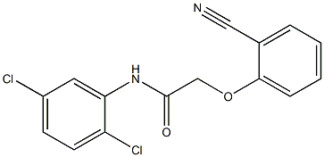 2-(2-cyanophenoxy)-N-(2,5-dichlorophenyl)acetamide Structure