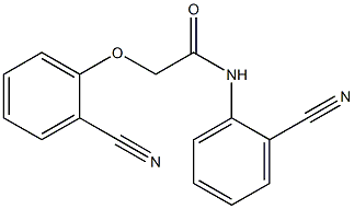 2-(2-cyanophenoxy)-N-(2-cyanophenyl)acetamide Structure