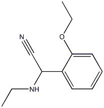 2-(2-ethoxyphenyl)-2-(ethylamino)acetonitrile 구조식 이미지