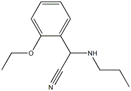 2-(2-ethoxyphenyl)-2-(propylamino)acetonitrile 구조식 이미지