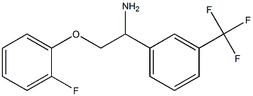 2-(2-fluorophenoxy)-1-[3-(trifluoromethyl)phenyl]ethanamine 구조식 이미지