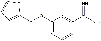 2-(2-furylmethoxy)pyridine-4-carboximidamide Structure