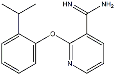 2-(2-isopropylphenoxy)pyridine-3-carboximidamide Structure