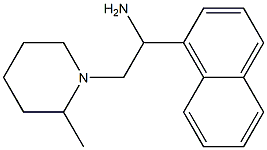 2-(2-methylpiperidin-1-yl)-1-(1-naphthyl)ethanamine 구조식 이미지