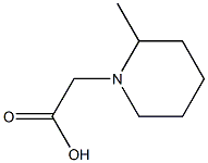 2-(2-methylpiperidin-1-yl)acetic acid Structure