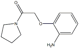 2-(2-oxo-2-pyrrolidin-1-ylethoxy)aniline Structure