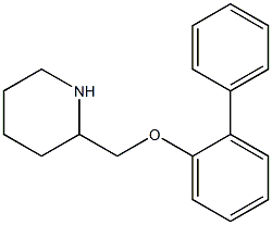 2-(2-phenylphenoxymethyl)piperidine 구조식 이미지