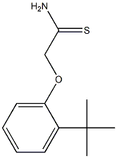 2-(2-tert-butylphenoxy)ethanethioamide 구조식 이미지