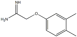 2-(3,4-dimethylphenoxy)ethanimidamide 구조식 이미지