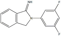 2-(3,5-difluorophenyl)-2,3-dihydro-1H-isoindol-1-imine Structure