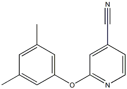 2-(3,5-dimethylphenoxy)isonicotinonitrile 구조식 이미지