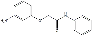 2-(3-aminophenoxy)-N-phenylacetamide 구조식 이미지