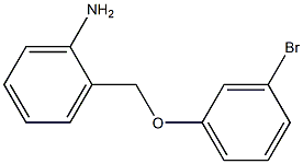 2-(3-bromophenoxymethyl)aniline 구조식 이미지