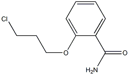 2-(3-chloropropoxy)benzamide Structure
