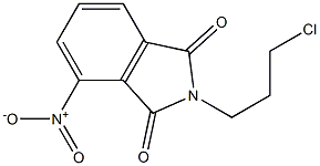2-(3-chloropropyl)-4-nitro-2,3-dihydro-1H-isoindole-1,3-dione Structure
