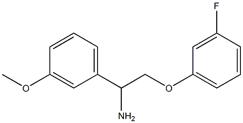 2-(3-fluorophenoxy)-1-(3-methoxyphenyl)ethanamine 구조식 이미지