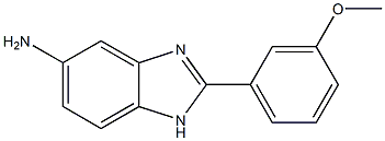 2-(3-methoxyphenyl)-1H-benzimidazol-5-amine Structure