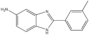 2-(3-methylphenyl)-1H-1,3-benzodiazol-5-amine Structure