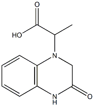 2-(3-oxo-1,2,3,4-tetrahydroquinoxalin-1-yl)propanoic acid 구조식 이미지