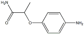 2-(4-aminophenoxy)propanamide Structure