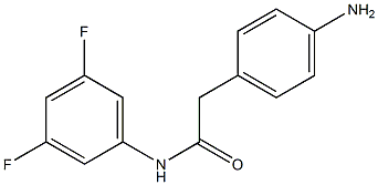 2-(4-aminophenyl)-N-(3,5-difluorophenyl)acetamide Structure