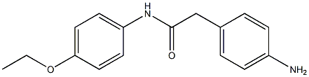 2-(4-aminophenyl)-N-(4-ethoxyphenyl)acetamide Structure