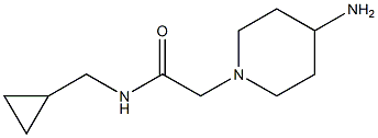 2-(4-aminopiperidin-1-yl)-N-(cyclopropylmethyl)acetamide Structure