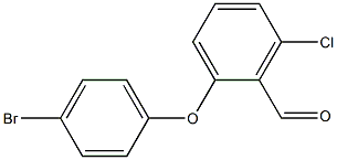 2-(4-bromophenoxy)-6-chlorobenzaldehyde Structure