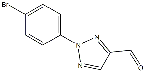 2-(4-bromophenyl)-2H-1,2,3-triazole-4-carbaldehyde Structure